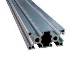 โปรไฟลอลูมิเนียม extrusion สําหรับผนังผ้าม่าน สีธรรมชาติ